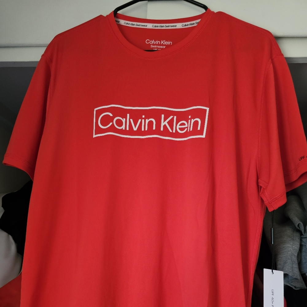Large Calvin Klein swimwear shirt